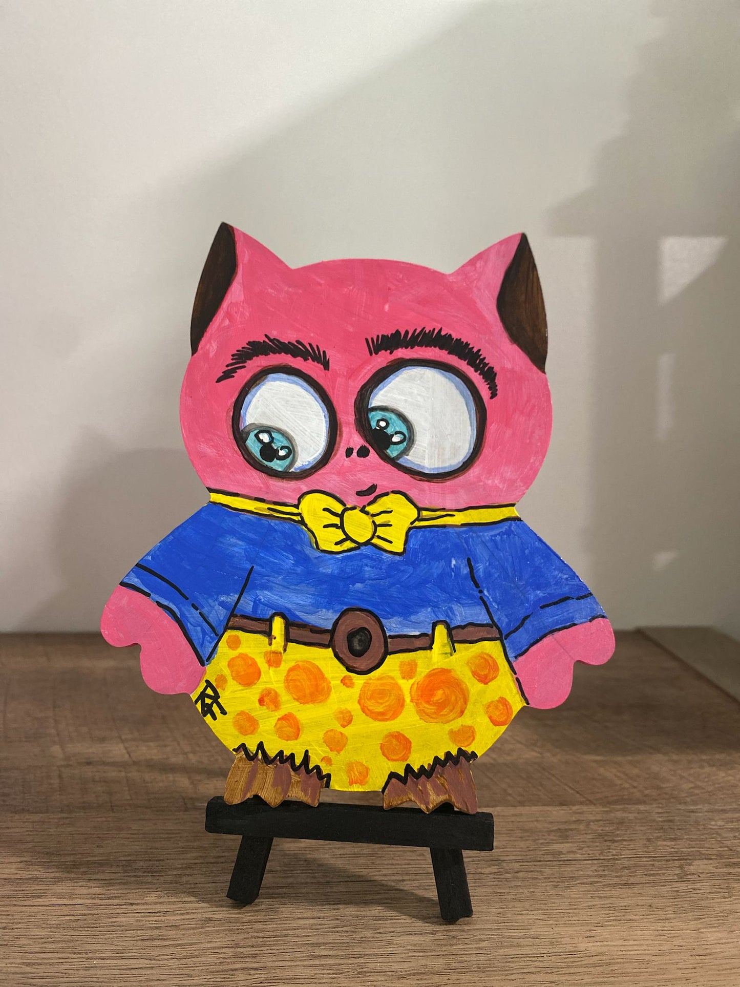 Handmade Customized Wooden Owl, Rustic & Unique