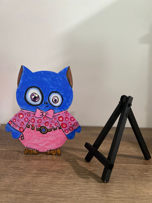Handmade Customized Wooden Owl, Rustic & Unique