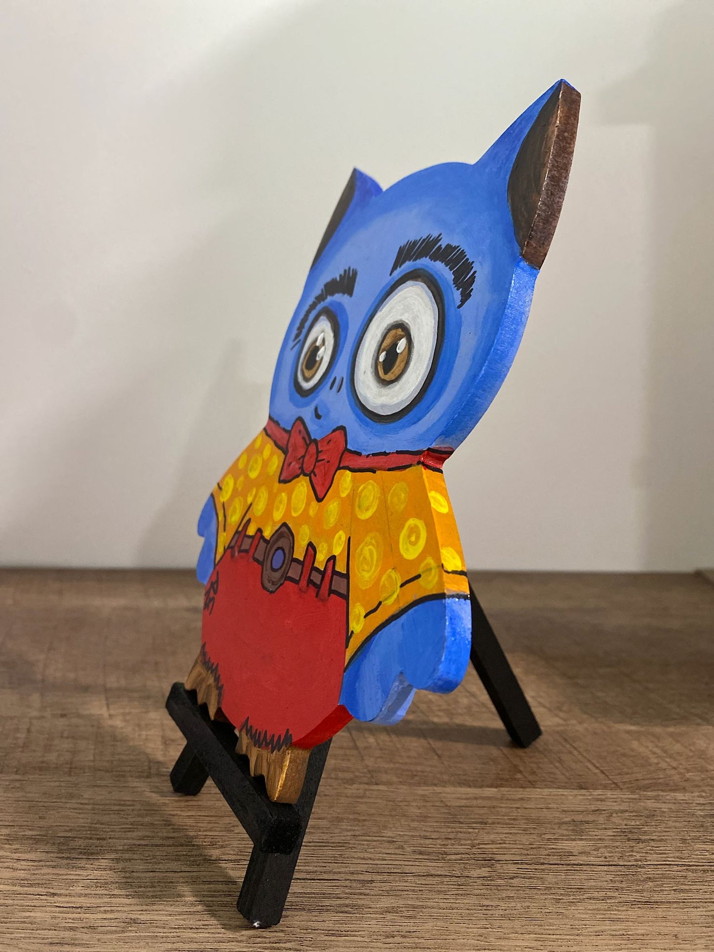 Handmade Customized Wooden Owl , Rustic & Unique