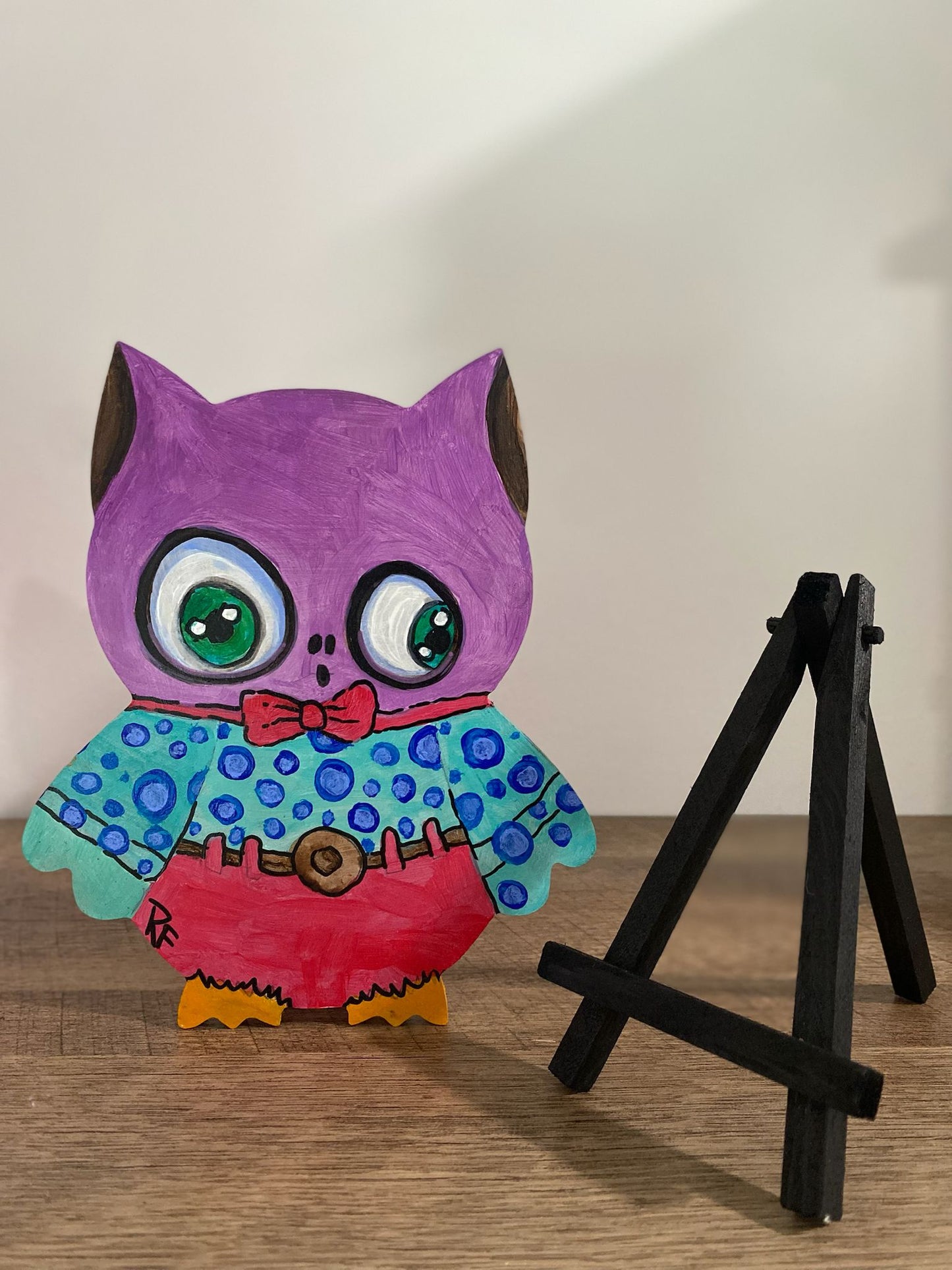 Handmade Customized Wooden Owl, Rustic & Unique