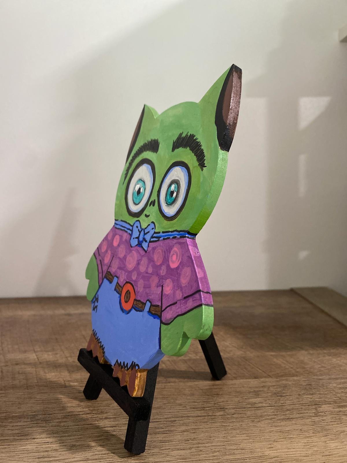 Handmade Customized Wooden Owl, Rustic & Unique